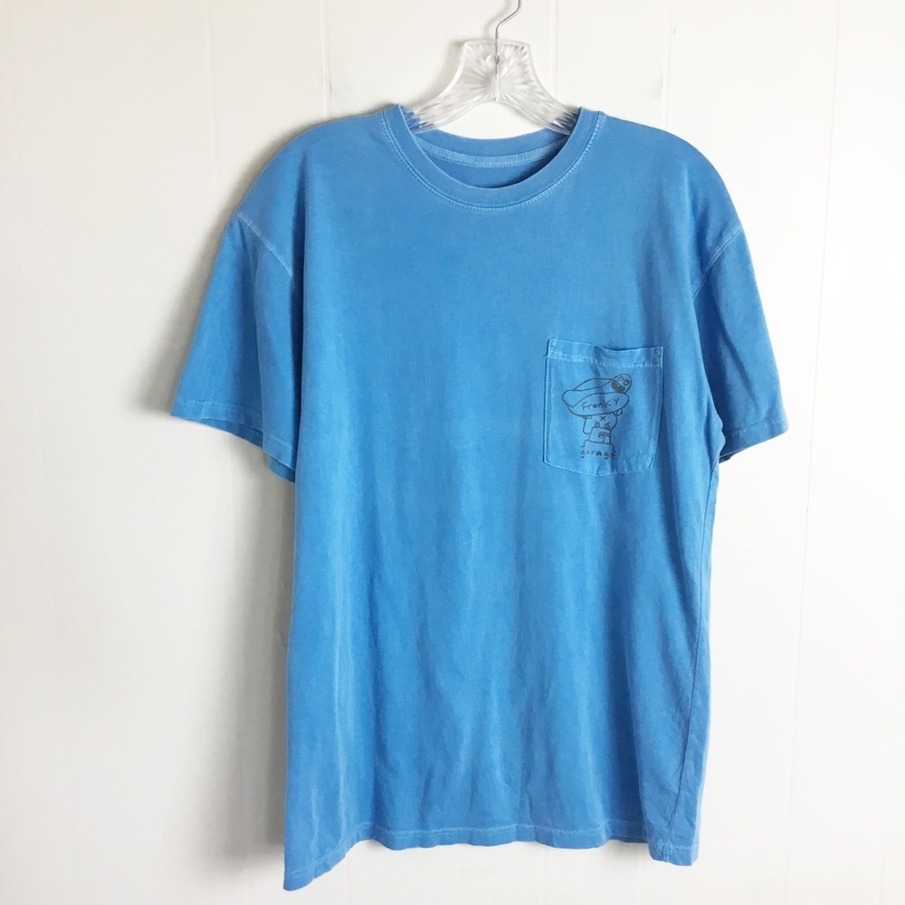 Tillys Franky Garage Blue Tee Shirt Size M